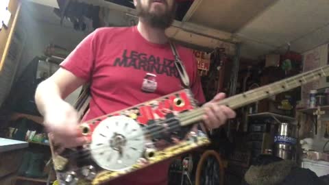 Constitutional Cigar Box Guitar Rights Of A Seamonster