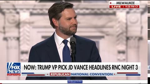 JD Vance Cuts Through Dems' Fear-Mongering With Heartwarming Acceptance Speech (FULL VIDEO)