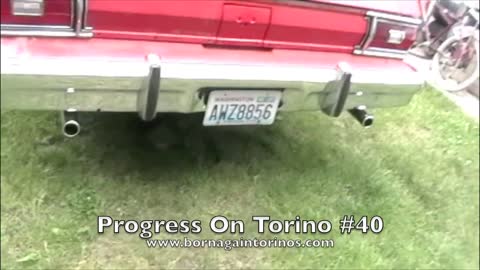 Starsky & Hutch Gran Torino #40 Progress Video, Flowmaster Dual Exhaust