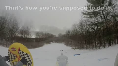 Pov sled fail rolls off