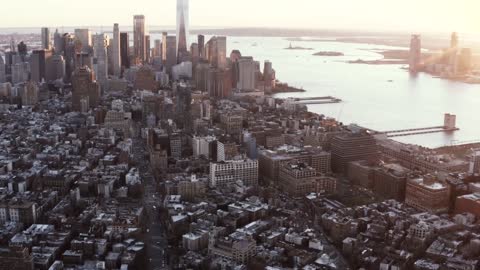 DRONE FOOTAGE OF NEW YORK CITY