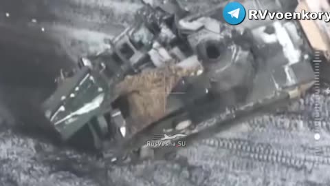 Destroyed M1150 Assault Breacher Vehicle Near Avdeevka