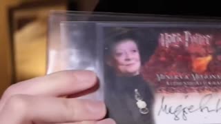 Unboxing Rare Autograph Card from Maggie Smith as Professor McGonagall #harrypotter #wizardingworld