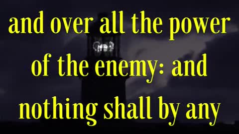 Behold, I give unto you power to tread on serpents and scorpions