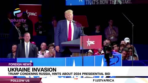 Trump Speaks on Ukraine invasion