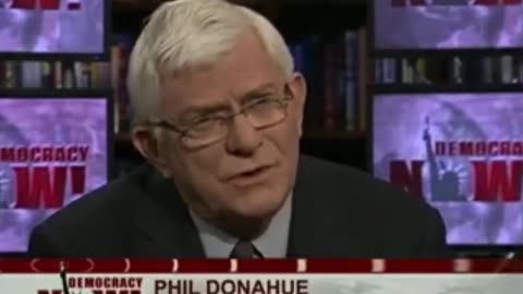 ICYMI: Phil Donahue talks about being fired for being anti-war.