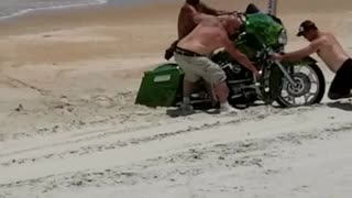 Motorcycles and Sand Don't Mix