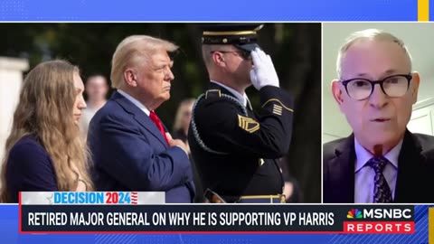 'Dictatorial bully type': Ret. Major General on why he's supporting Harris over Trump