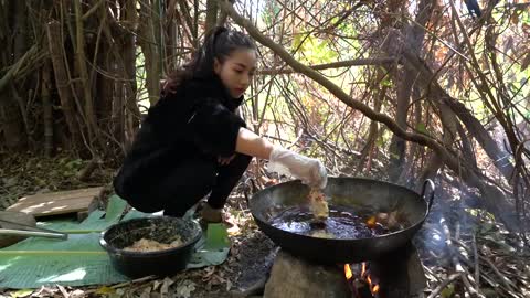 Amazing cooking chicken leg crispy with chili sauce recipe - Amazing video-20