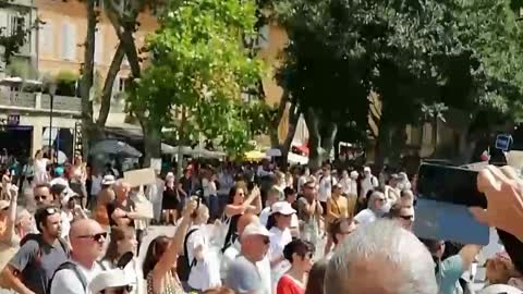 French Protests Against Vaccine Passports and Lockdowns, 7/24/21