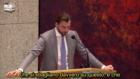 Olanda - Thierry Baudet - Covid e’ un addestramento all’obbedienza.