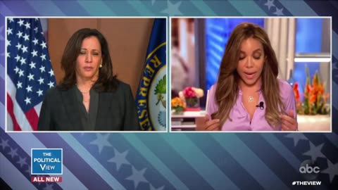 During the riots of 2020, Kamala was on The View talking about defunding the police.