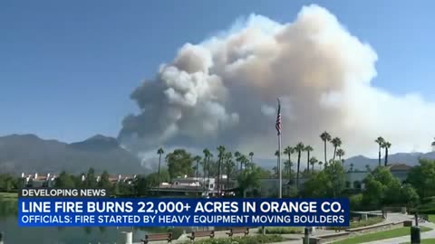 3 major wildfires scorch Southern California hillsides, burning homes and injuring 13