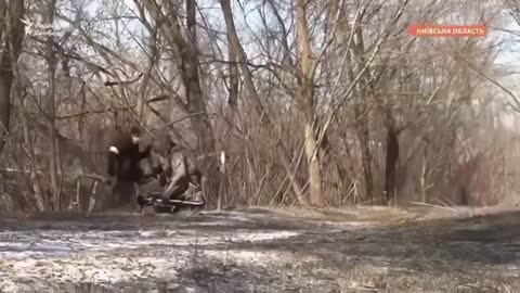 10.3.22_ Footage directly from the battlefield in the Kyiv region - War Russia Ukraine 2022