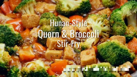 Keto Hunan-Style Quorn and Broccoli Stir-Fry 🥦🥦🥦