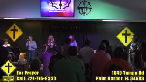 Praise & Worship Music at Crossroads Chapel Palm Harbor on Sunday 8/11/2024