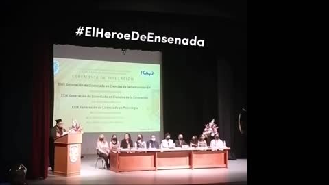 Cristián El Héroe de Ensenada 🇲🇽 -Discurso Completo -✩✩✩✩✩-