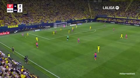 Villarreal va atlético Madrid la liga