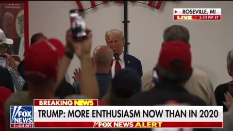 President Trump makes campaign stop in Detroit