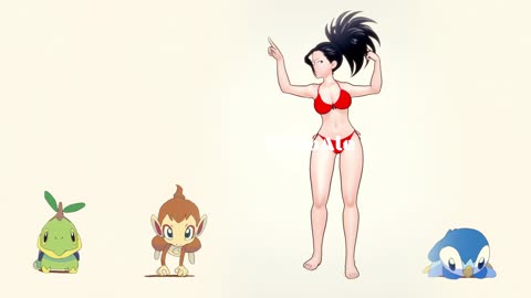 Momo Bikini My hero Academia Pokémon dancing POKÉDANCE #mmd #Momo #bnha #mha