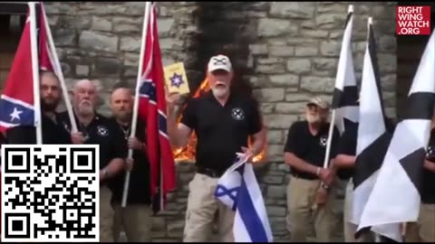 RWW News League Of The South President Burns Talmud Israeli Flag