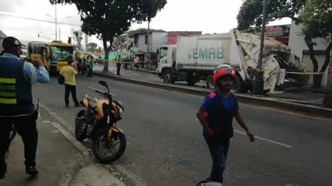 Accidente de tránsito en la carrera 9 con 44