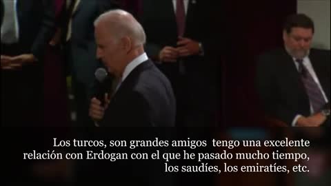 Joe Biden admite indirectamente apoyar a Al Qaeda