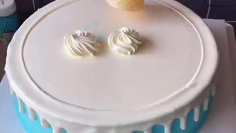 Cake Decoration _ How To Make Cream Cakes