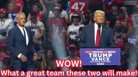 Trump Introduces RFK Jr. at Glendale, AZ Rally and Tells the Plans He has For Him