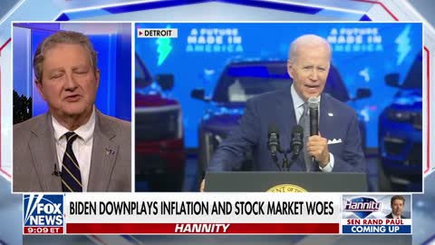 Inflation 'loves Biden like the Devil loves sin': Sen. Kennedy