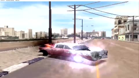 High speed chase of a 1958 Dodge Coronet car in Havana Cuba in the game Driver 2 - Part 12