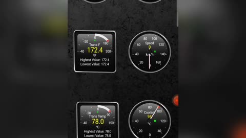 Honda Vezel Transmission temperature monitoring