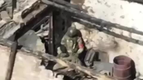 Russian Soldier Contemplating Life Choices