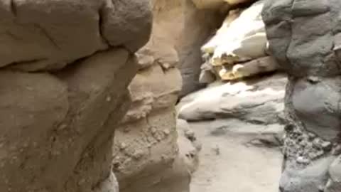 The Slot Canyon in Anza Borrego