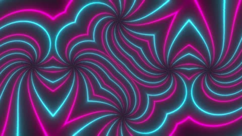 Pink and blue abstract lights, Vj loop