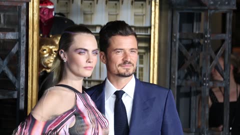 Cara Delevingne & Orlando Bloom - Los Angeles premiere of Amazon's 'Carnival Row'