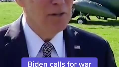 Biden calls for war crimes trial for Putin