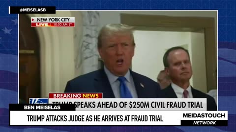 Trump ATTACKS Judge and Admits to Fraud as He ARRIVES at Fraud Trial