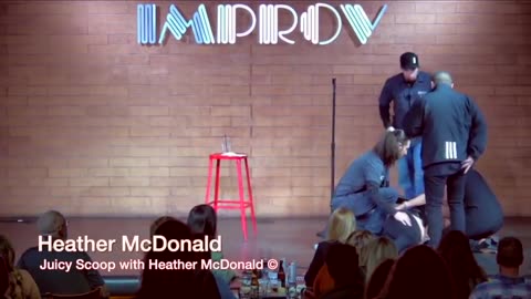 Brought To You By Pfizer "Heather McDonald Faints On Stage"