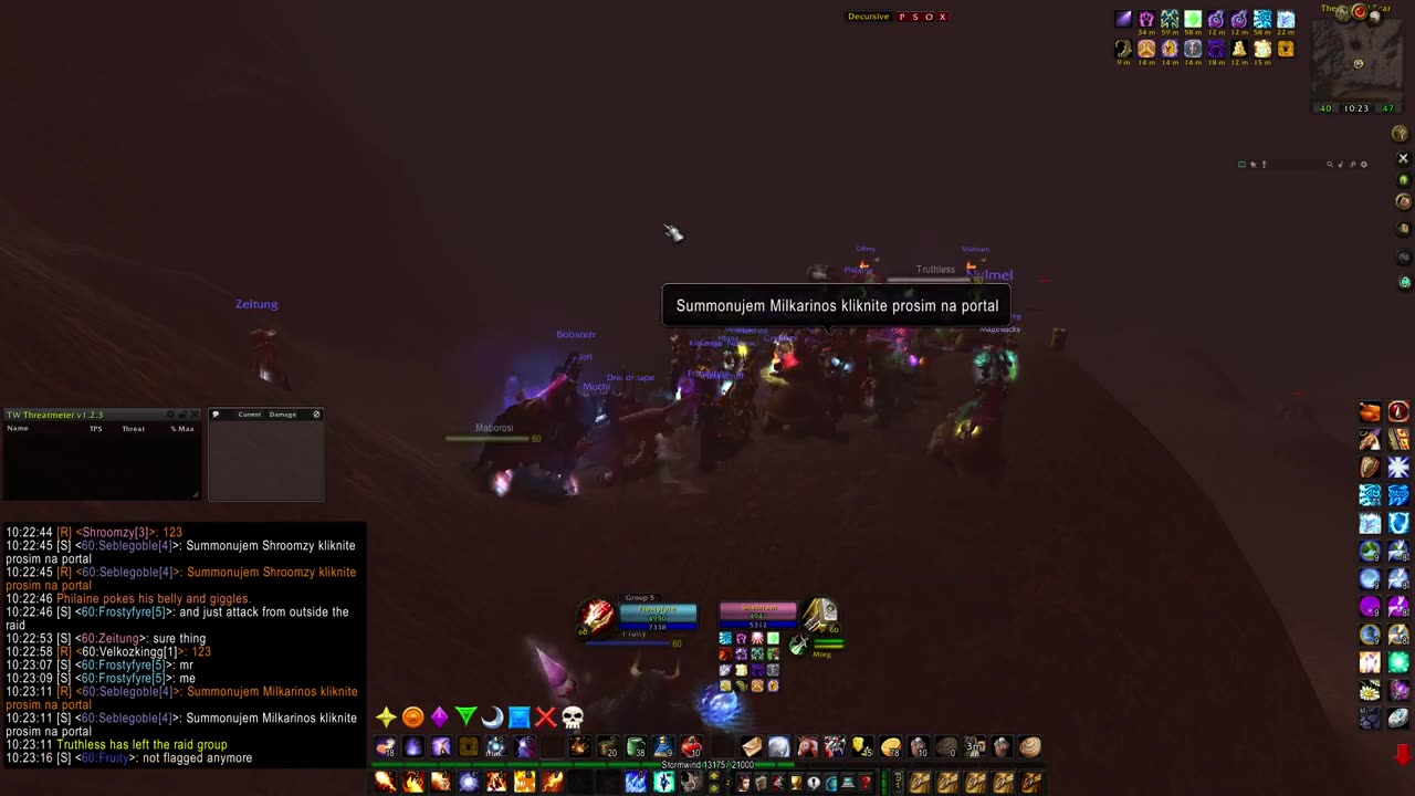 Turtle wow - PUG Lord Kazzak - world boss - Mage POV