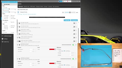 DIY Monitor LEDs for Sim Racing