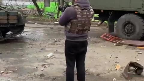 Recaptured city of Hostomel, Ukraine #Shorts