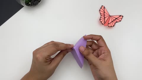 How To Make Easy Paper Origami Butterfly Bookmark / origami bookmark / bookmark ideas