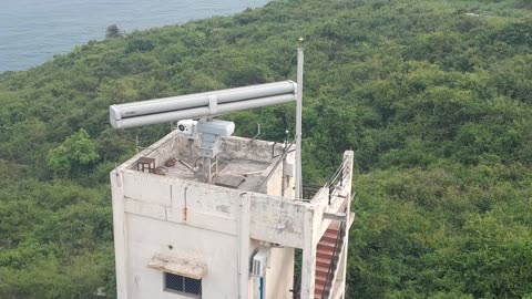 360 degree moving light house at vizag