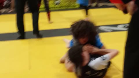 Girl Grapples Boy