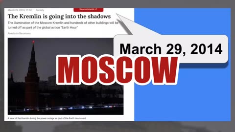 Fact Check: Photo Does NOT Show Moscow With Power Off Due To Western Sanctions -- Image Is From 2014