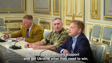 UK Defence Secretary Grant Shapps gives 2.5 billion pounds to Ukraine