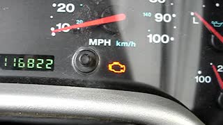 2004 Jeep Wrangler TJ JK quick check MIL secret operation