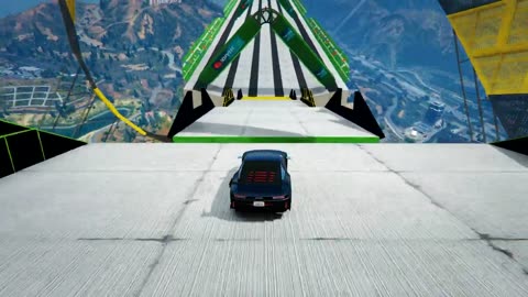 SUPER SATISFYING GTA 5 MEGA RAMP GAMEPLAY Part 13