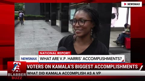 Voters On Kamala's Biggest Accomplishments